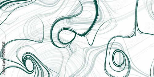 Topographic map white green lines, contour white background. Geographic grid, gradient multicolor wave curve lines banner background design banner, print, leaflet. Vector...	