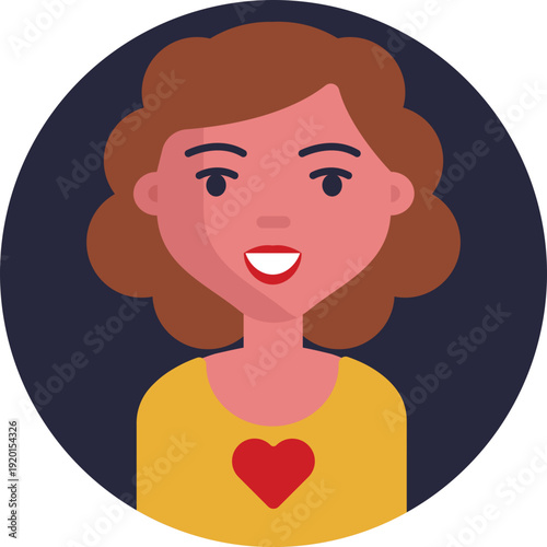 A symbol representing a woman’s commitment to valuing, respecting, and accepting herself fully, without seeking external validation.