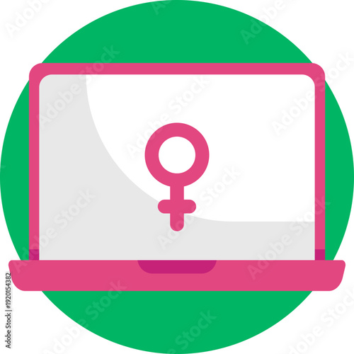 Represents digital empowerment and women’s access to education, work, and opportunities through technology.