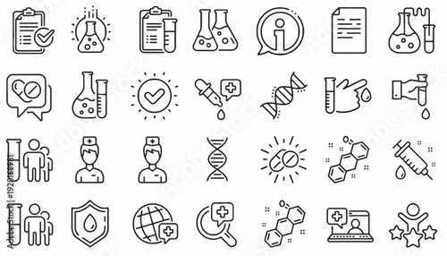 Medical science icons depict healthcare symbols and biology illustrations in a JSD (156).ai file