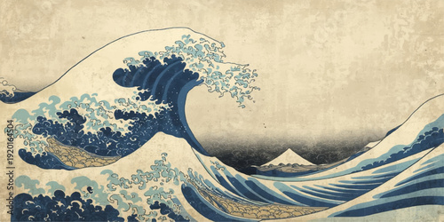 Vintage floral vector design featuring an abstract grunge texture and paper pattern backdrop with ample copy space for a nature-inspired winter layout or Christmas card cover