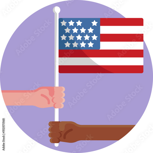 The flag represents the fight for civil rights, justice, and equal treatment for all people, values strongly connected to Martin Luther King Jr.’s legacy.
