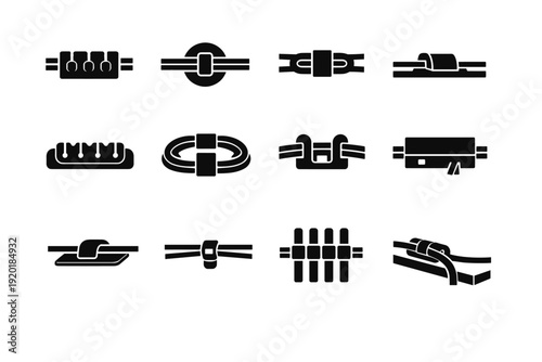 Icon generation vector organized concept order visual cable metaphor image simple tidy