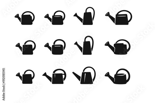 Icon design geometry compact image generation factor simple can small vector minimal