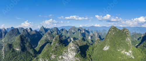 Panel kuchenny z motywem Guilin Yangshuo Karst Peak Forest Landscape