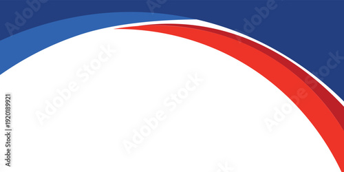 abstract business banner background with red and blue gradient color.eps10