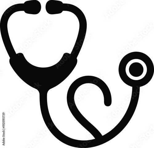 Medical Stethoscope Icon