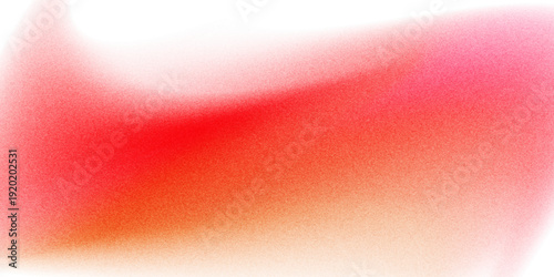 Red orange pink coral peach white abstract background. Noise grain mesh spray. Color gradient. Spot blot oval circle. Fluid water explosion splash. Design.