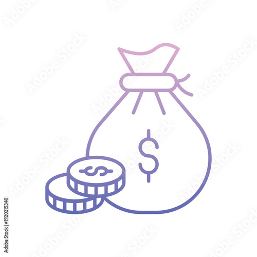 Money Bag vector icon