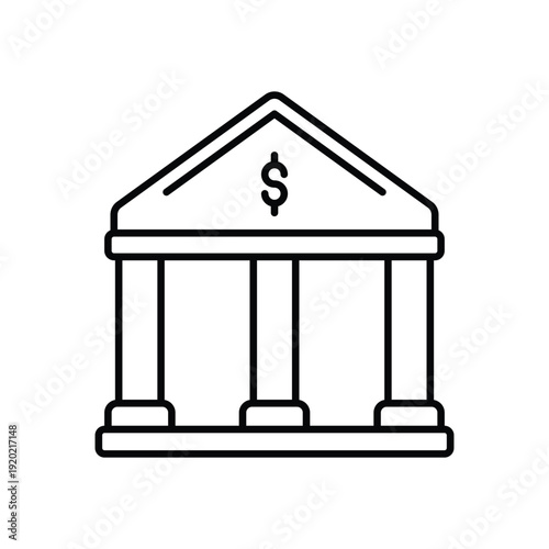 Bank Deposit vector icon
