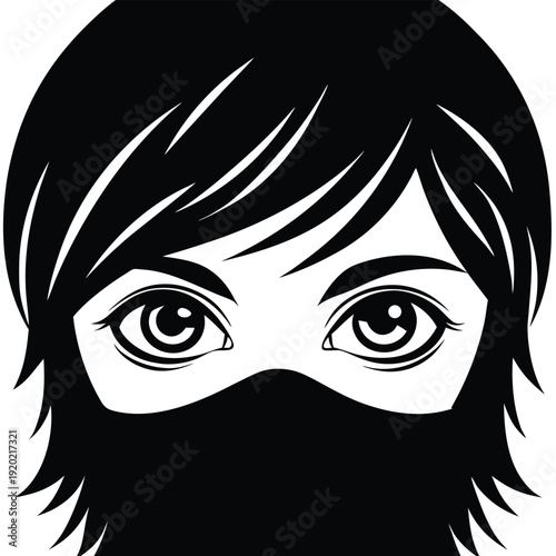 Smile eyes look away. Emoji. A sticker for a chat message. Isolated vector illustration on white background.