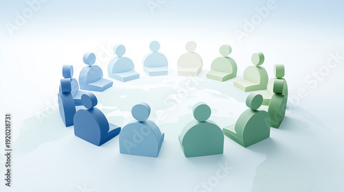 Circle of People: A symboli...