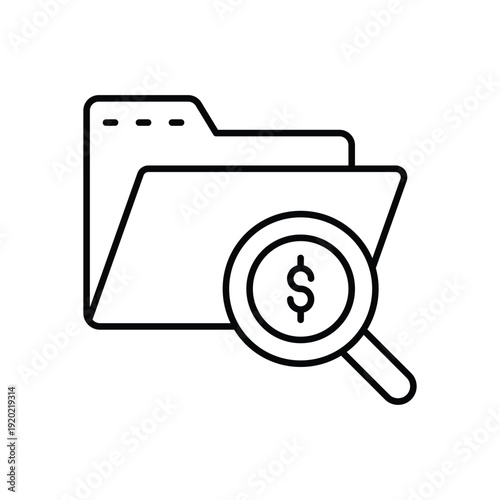Bookkeeping  vector icon