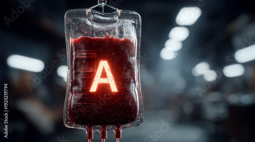 Blood Bag of Type A: A clos...