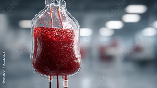 Blood Transfusion: Close-up...