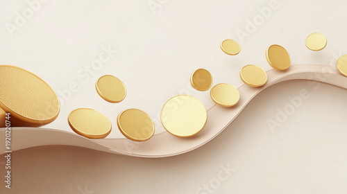 Golden Coins Cascade: An ar...