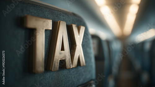 Tax Concept: A close-up sho...