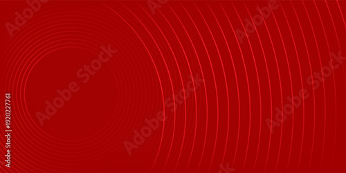 Red abstract background with glowing geometric lines. Trendy natural good monocrome line art modern nice neutral