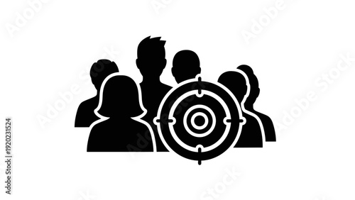 Target Audience Icon - Identifying and Focusing on Specific Groups.