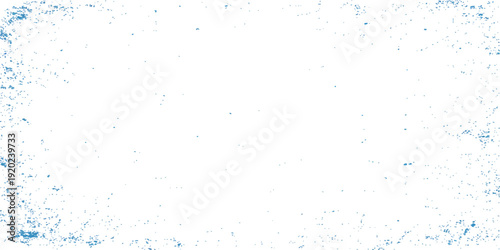 Blue grunge textured background with copy space and vintage paint effect