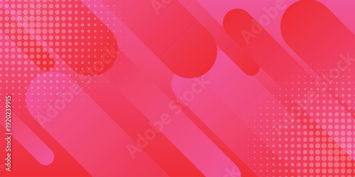 Abstract background with modern overlapping circle pattern design. Minimalist and futuristic design with dynamic striped decoration and trendy colors. VOL. 5