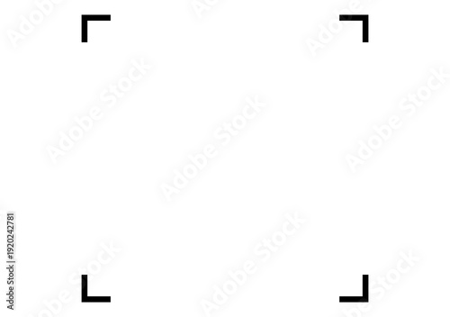 Minimalist Crop Marks Frame Border Design