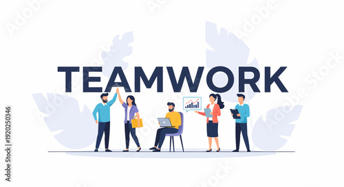 Group of People Working Together Teamwork.