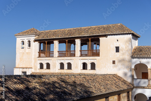 Generalife, summer palace Sala Regia and country estate of the Nasrid rulers, Granada, Spain, Andalusia