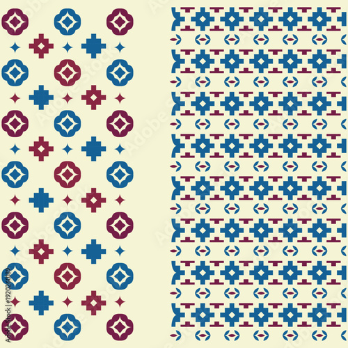 pattern design with modern Berber Motifs – EPS10, Vector image