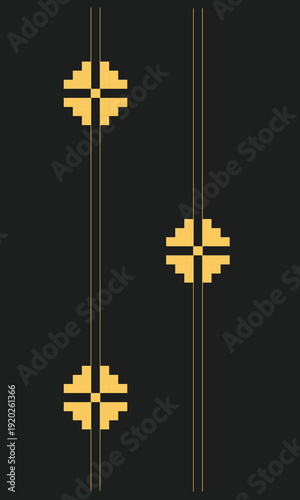 pattern design with modern Berber Motifs – EPS10, Vector image
