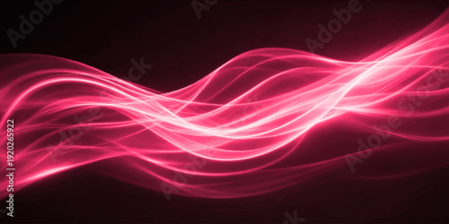 Photos Abstract red and pink background design featuring dynamic blue lines and glowing