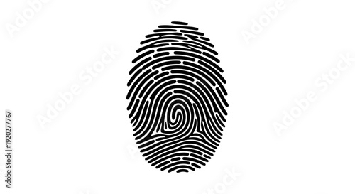 Fingerprint Identification Mark Pattern.