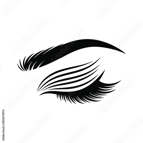 Woman Eye Lashes Beauty Illustration