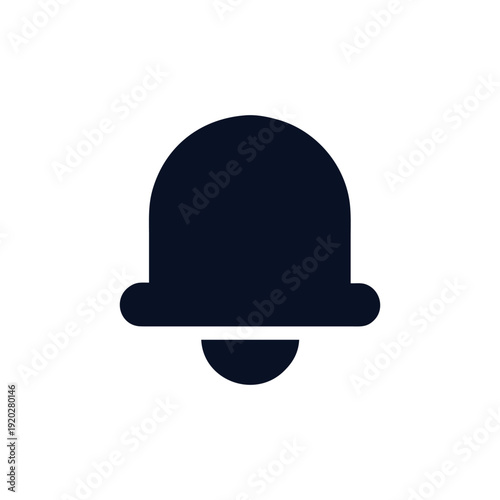 Modern Alert Notification Symbol for Digital Interface and Technology