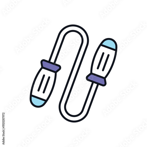 Jumping Rope vector icon