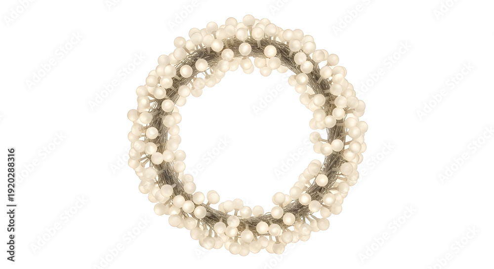 Obraz premium silver bracelet isolated on white