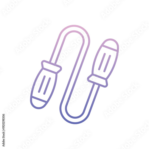 Jumping Rope vector icon