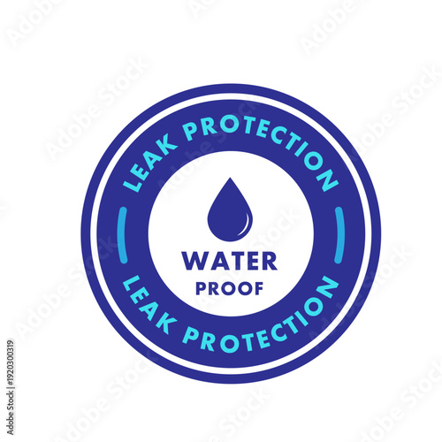 Leak Protection Seal: A graphic illustration showcasing a leak protection seal, a symbol of quality assurance and reliability in a product.
