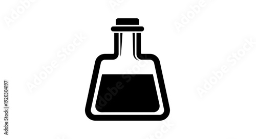 Laboratory Erlenmeyer Flask Icon Laboratory Equipment.