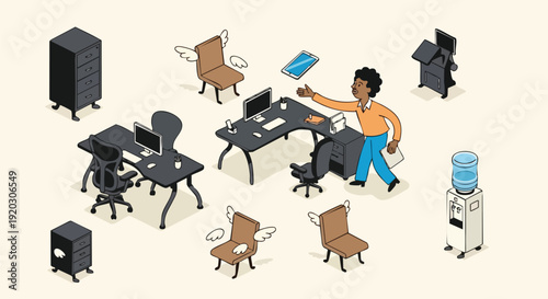 Navigating the Future of Work: Agile Digital Transformation in a Modern Office