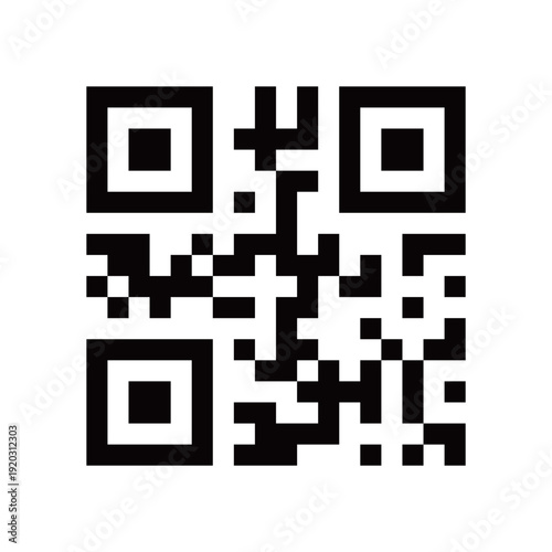 フラットデザイン・IT技術・QRコードと二次元コードのデジタルアイコン素材 | ビジネス・マーケティング用