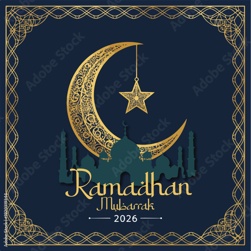 eid mubarak greeting card