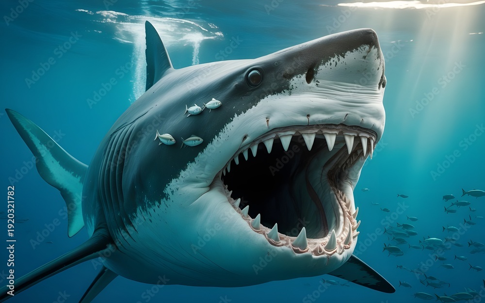 Fototapeta premium great white shark