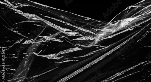 Elegant Black Silk Fabric Texture Luxury Dark Abstract Background.