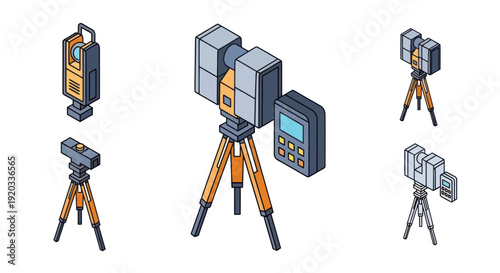 Laser Levels and Tripods for Construction.