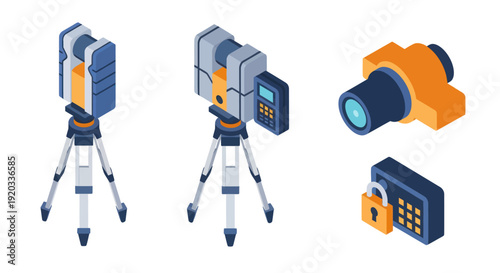 Survey Equipment Theodolite Total Station Instruments.