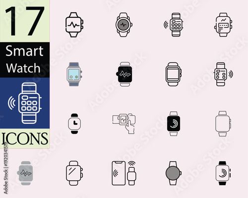 Smartwatch Battery Status Icon