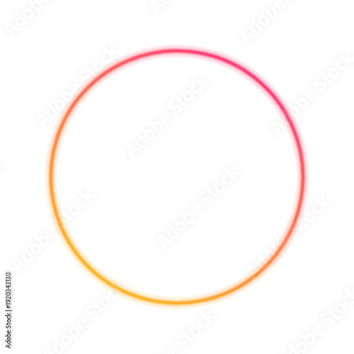 Neon liquid circle glows with layered blue and green gradients. Smooth reflective blot drops shimmer across the rounded surface. The illustration conveys futuristic energy and flowing motion.