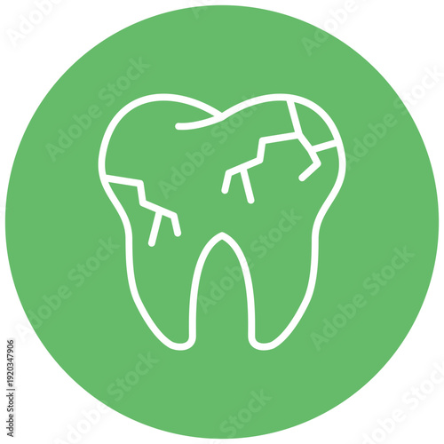 Broken Tooth Icon