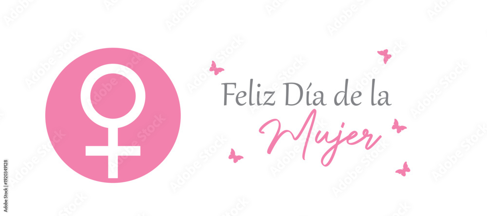 Fototapeta premium Banner, póster y diseño de publicación para el Día Internacional de la Mujer (8 de marzo)